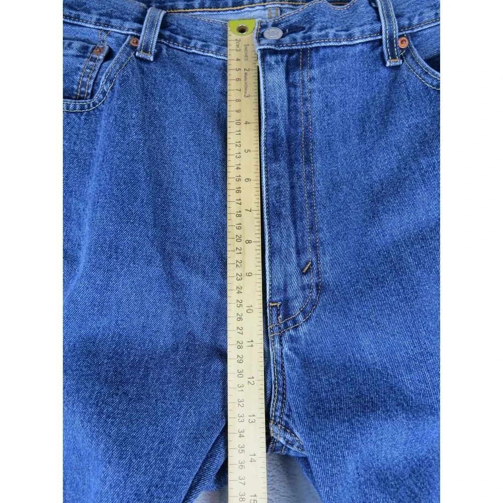Levis 550 Jeans Mens 42x32‎ Blue Relaxed Fit Straight Leg Zip Fly Denim Pants